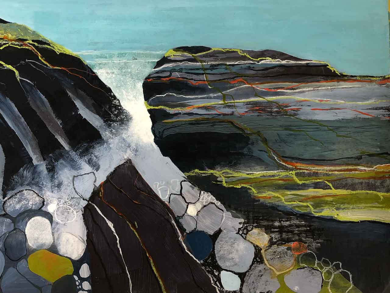 Cornish Gap at Porth Ledden