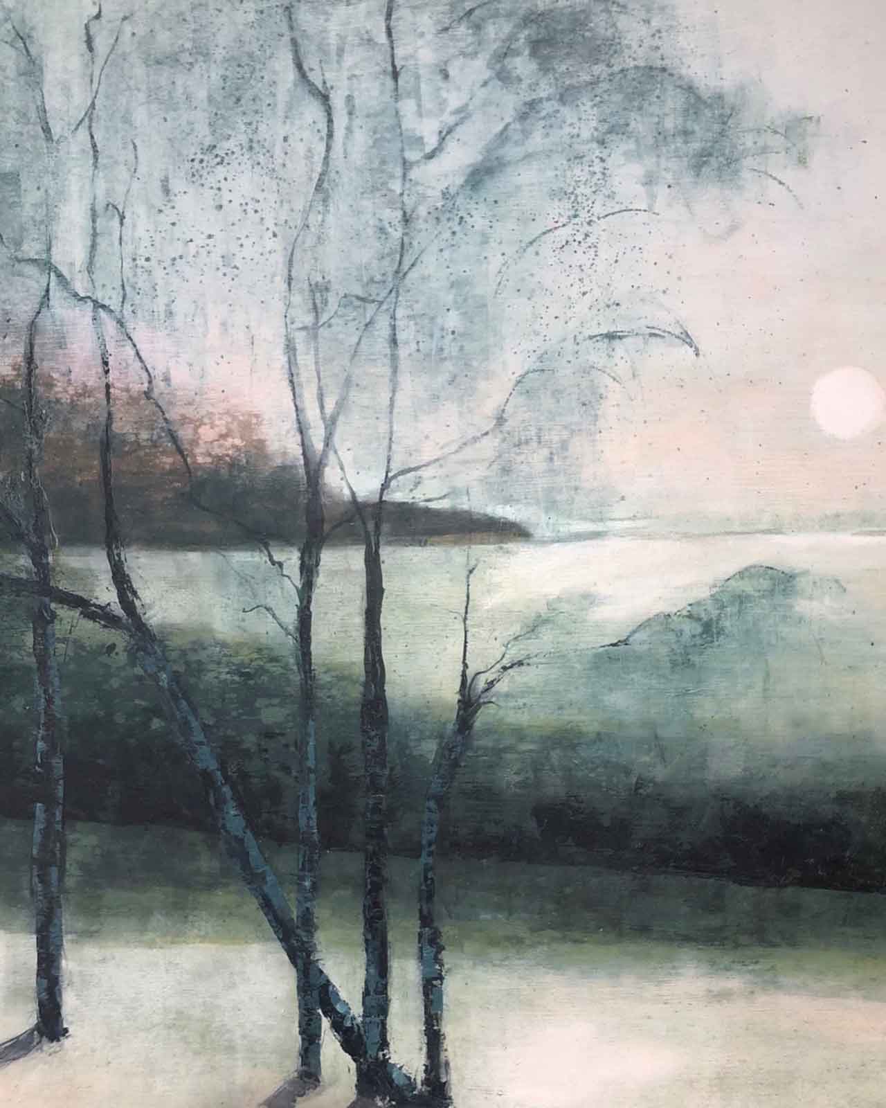 Moonlight Birches at Chaze